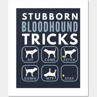 Stubborn St. Hubert Hound Tricks - Dog Training Posters and Art